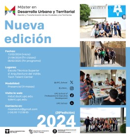 Máster en Desarrollo Urbano y Territorial